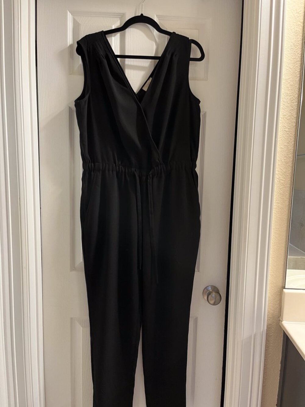 Loft Black Jumpsuit size M